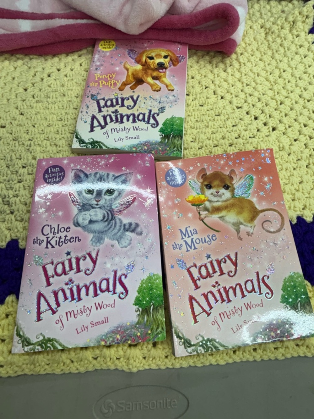 Lot of 6 scholastic paperback books fairy animals